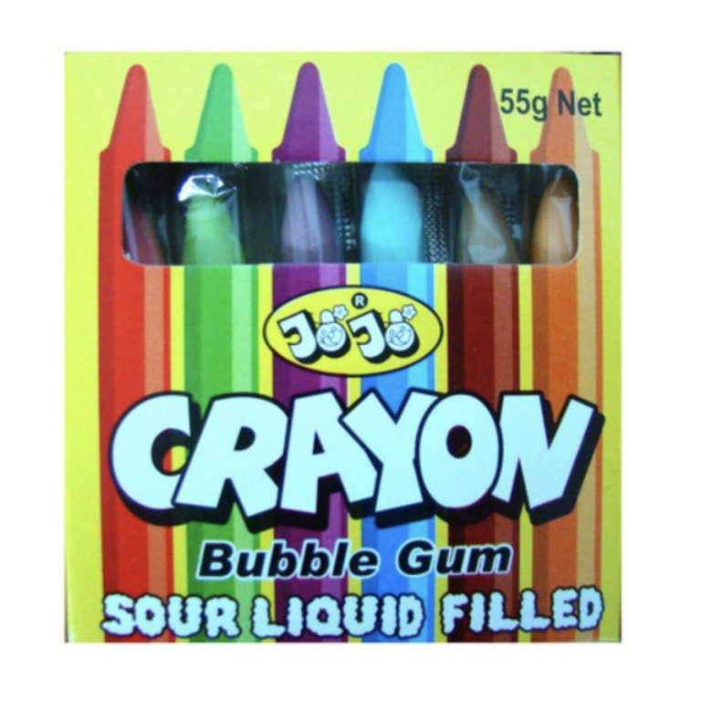 Jo Jos Crayon Bubble Gum 55g The Sassafras Sweet Co