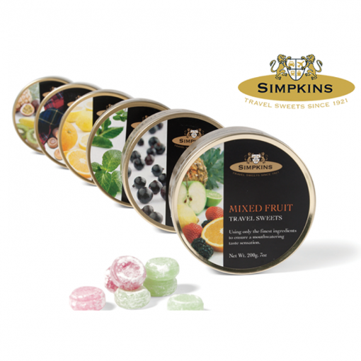 Simpkins Travel Tins 175g-200g