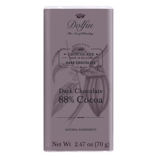 Dolfin Dark Chocolate 88% Cocoa 70g